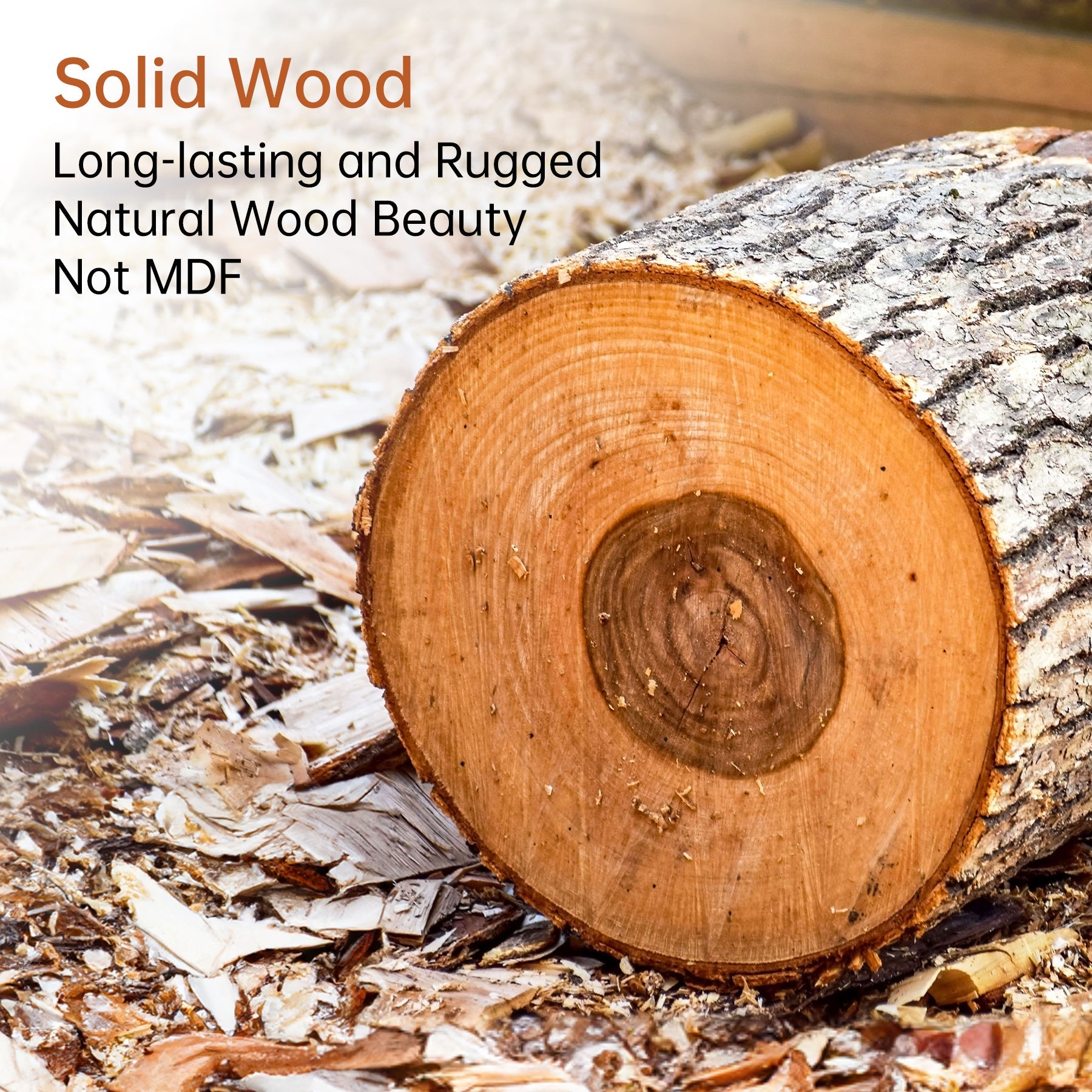 Solid Wood Console Table, 63" Retro Entryway Table with Vertical Fluted Stripes