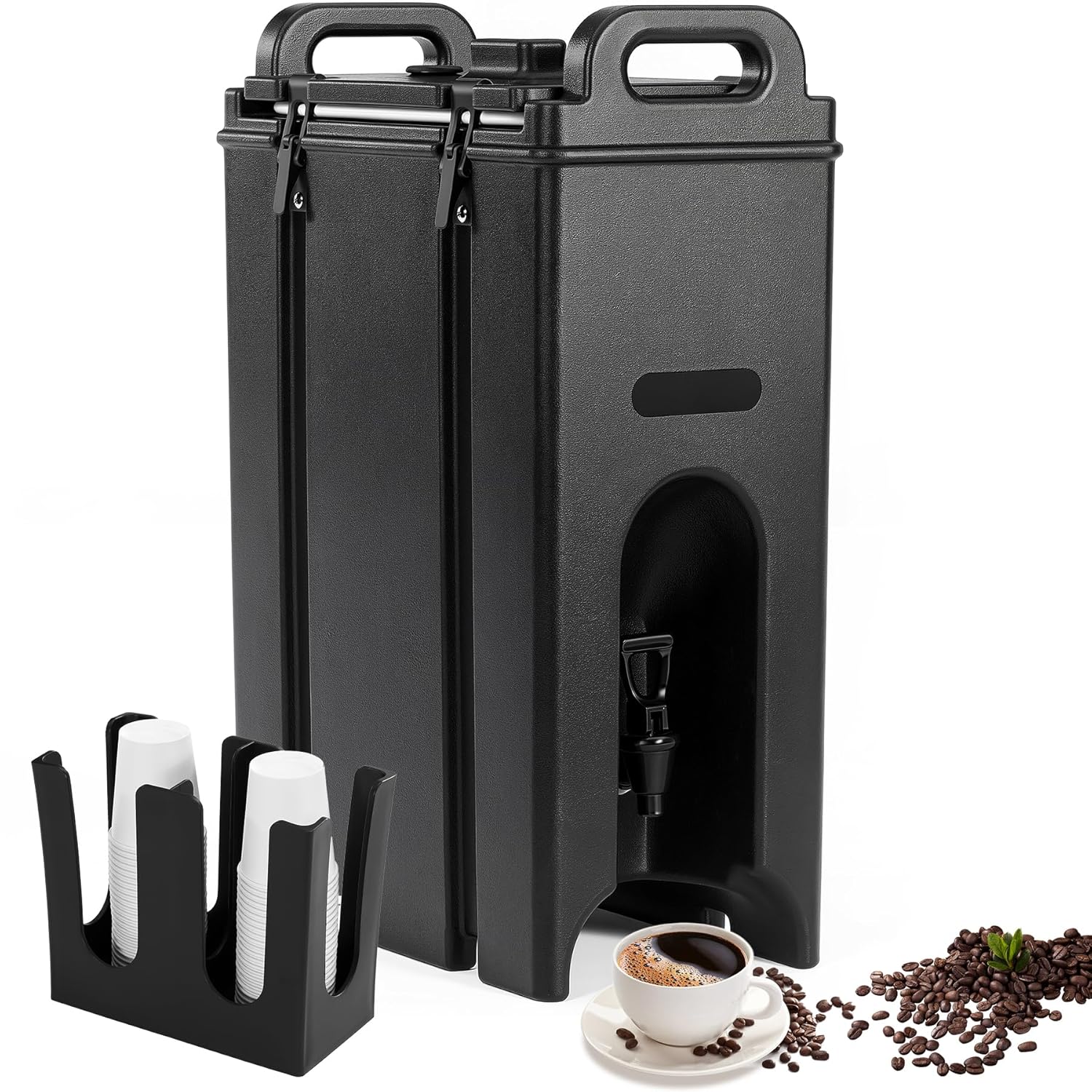 5 Gallon Insulated Beverage Dispenser - Commercial Hot & Cold Drink Server