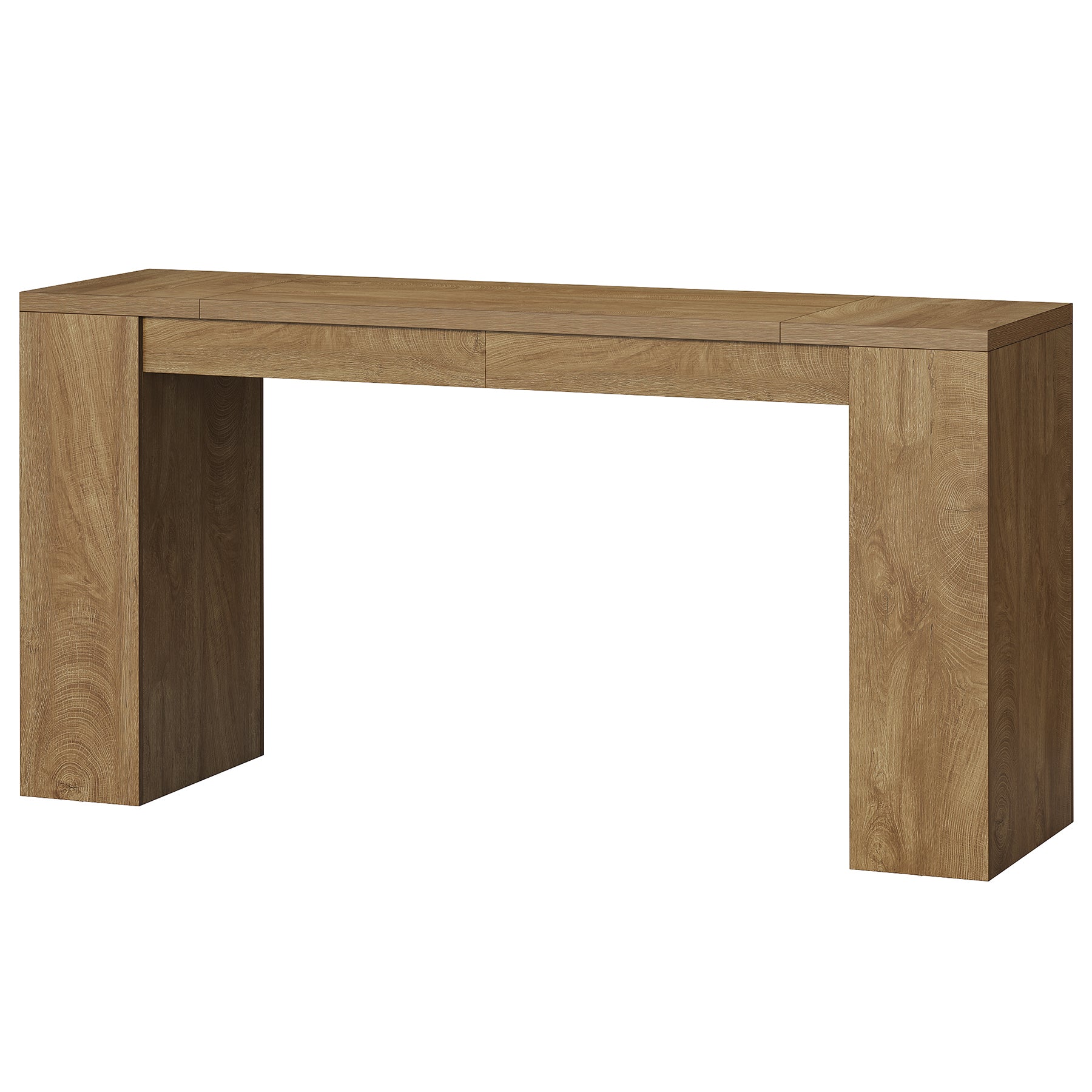 71" Long Bar Table, Wooden Farmhouse Counter Height Home Bar Table