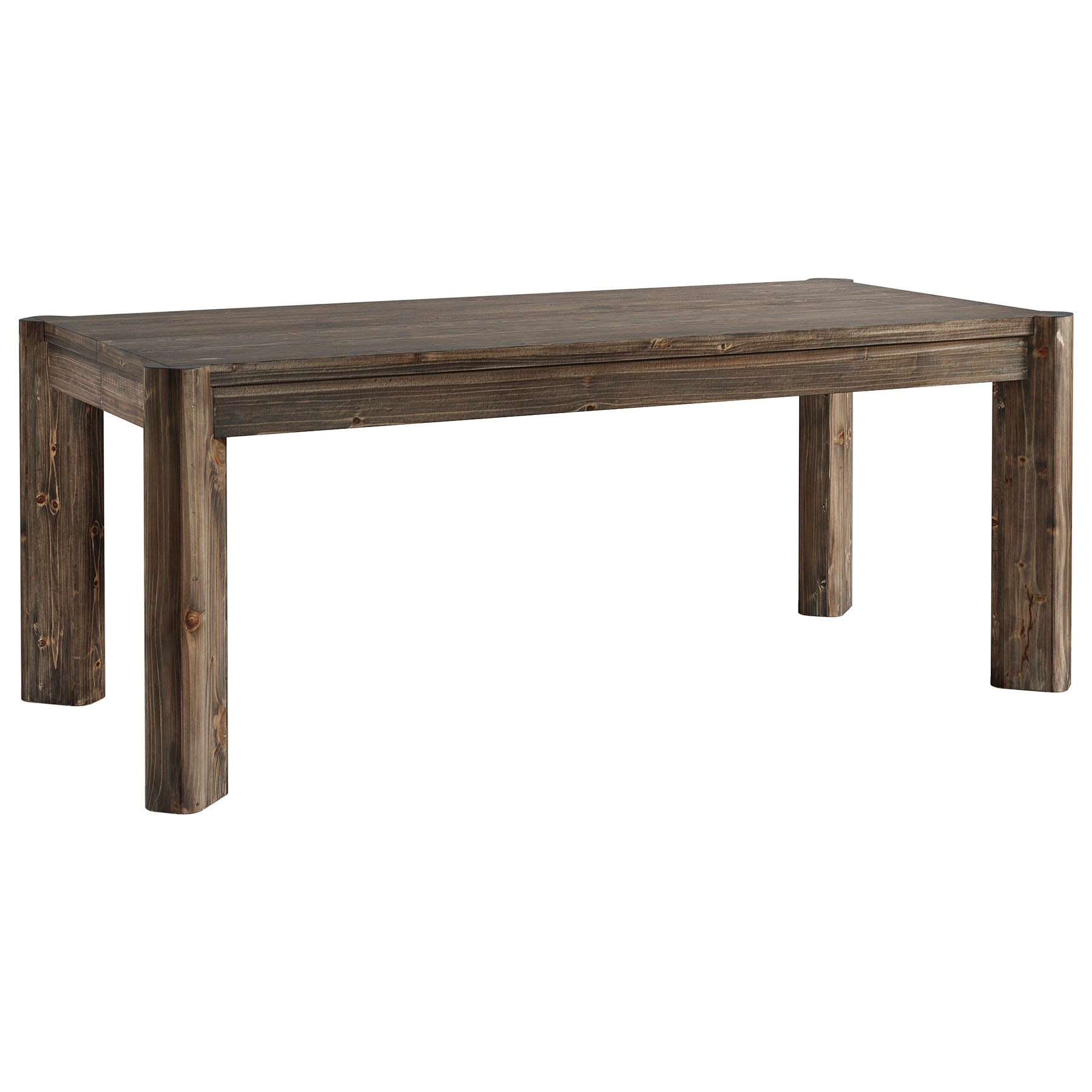 63" Farmhouse Executive Desk, Solid Wood Office Computer Desk