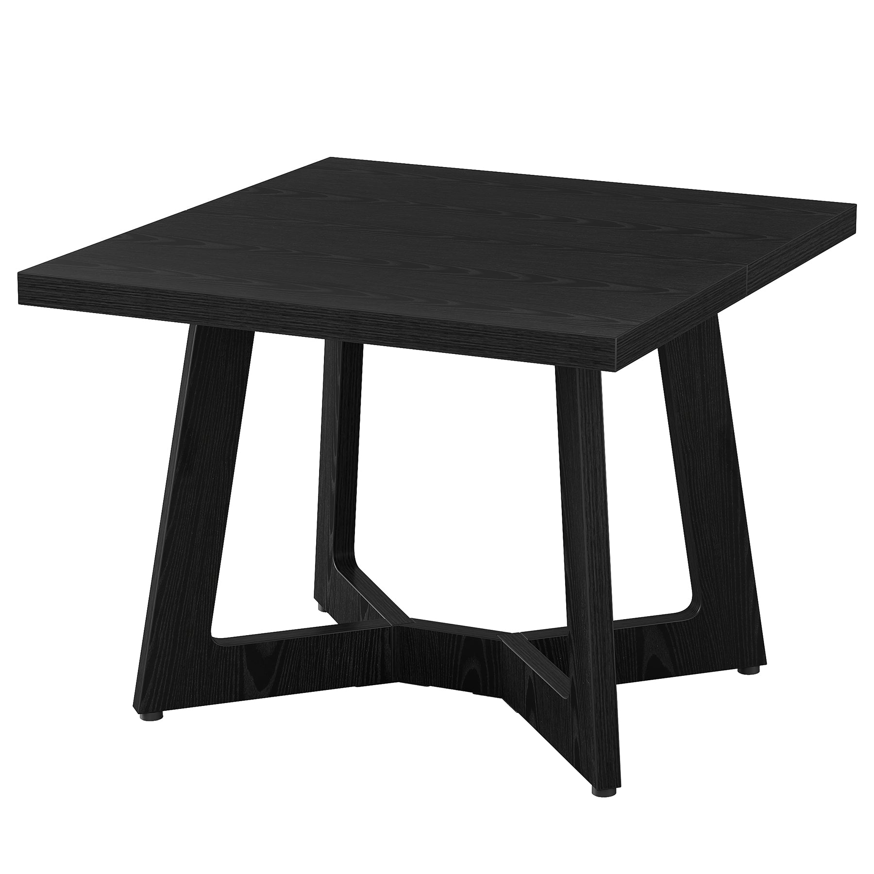 39.4" Square Conference Table, Small Meeting Table Modern Office Desk for Conference Room