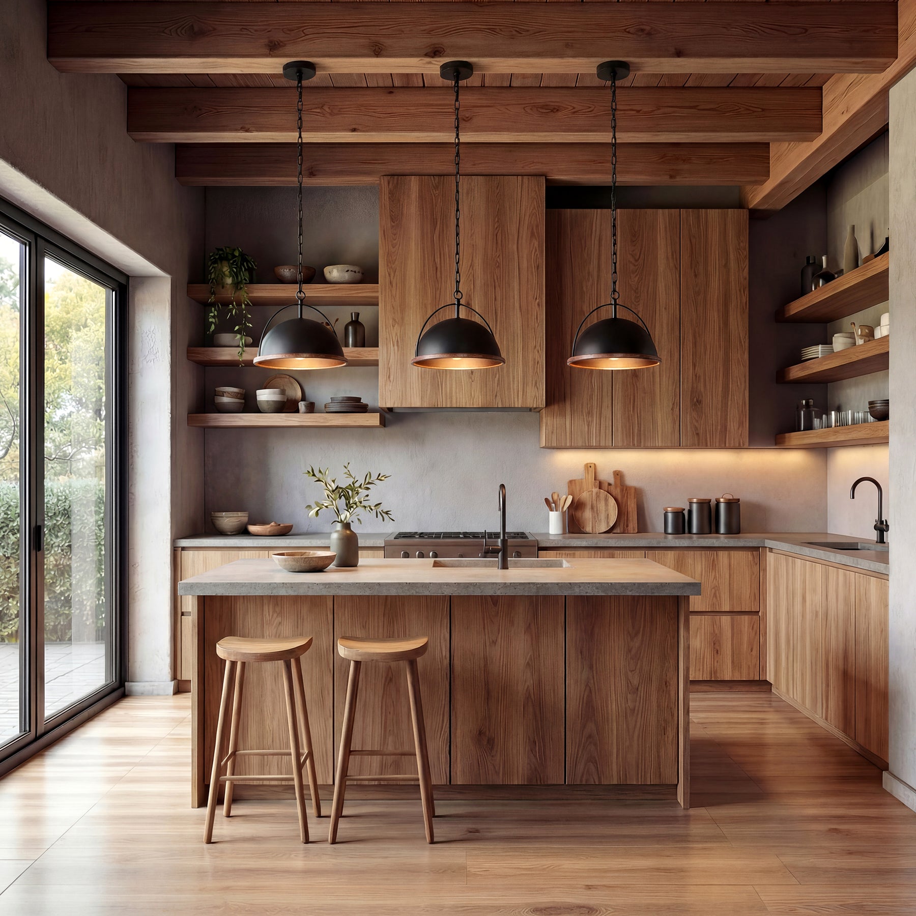 13" Pendant Lights, 1-Light Industrial Ceiling Lights With Adjustable Height