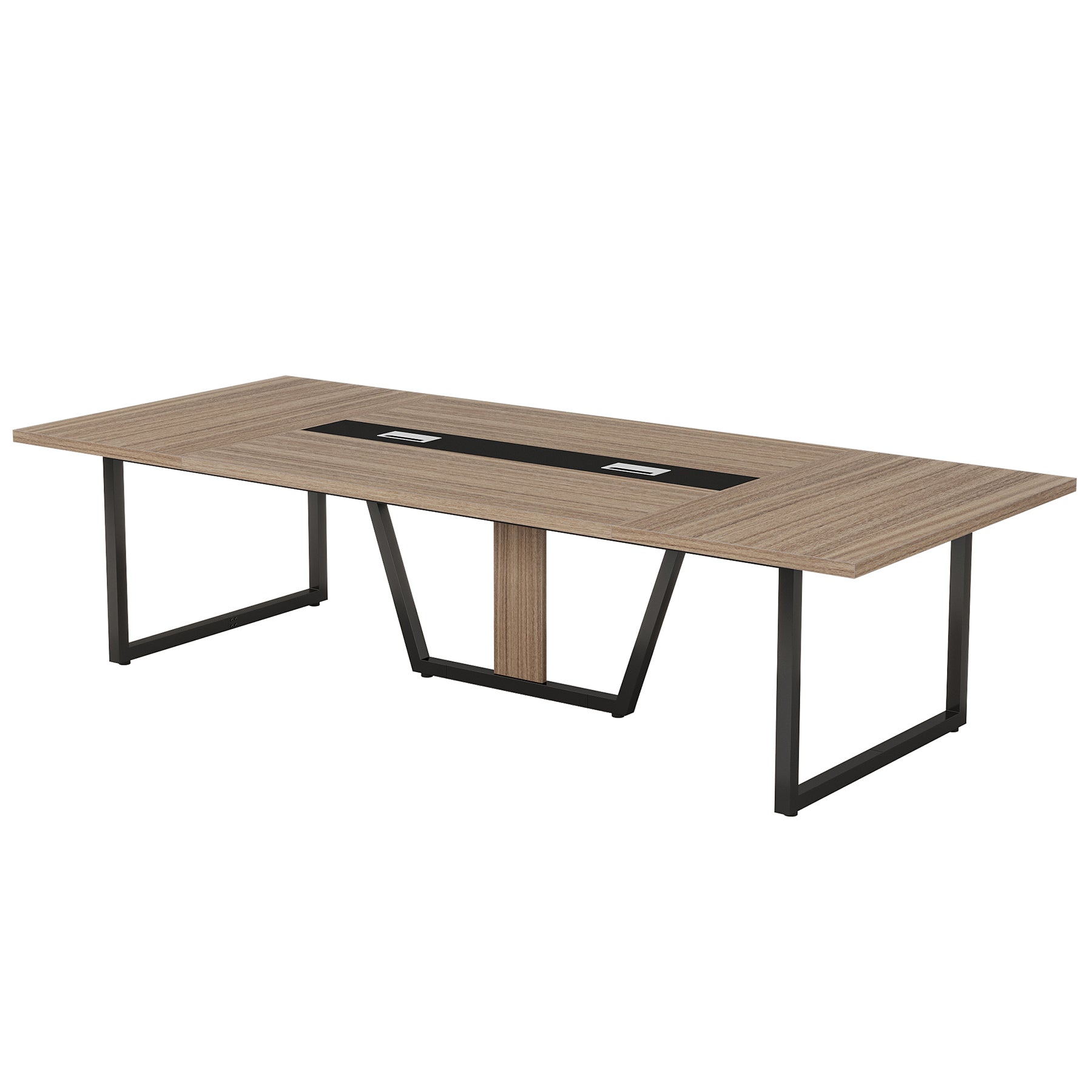 8FT Conference Table, 94.49" Large Meeting Table for 10 People Tribesigns