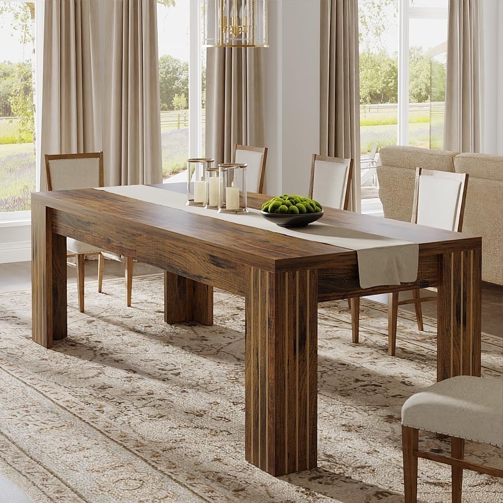 78.7" Two Person Desk, Large Double Computer Table Workstation for Home Office