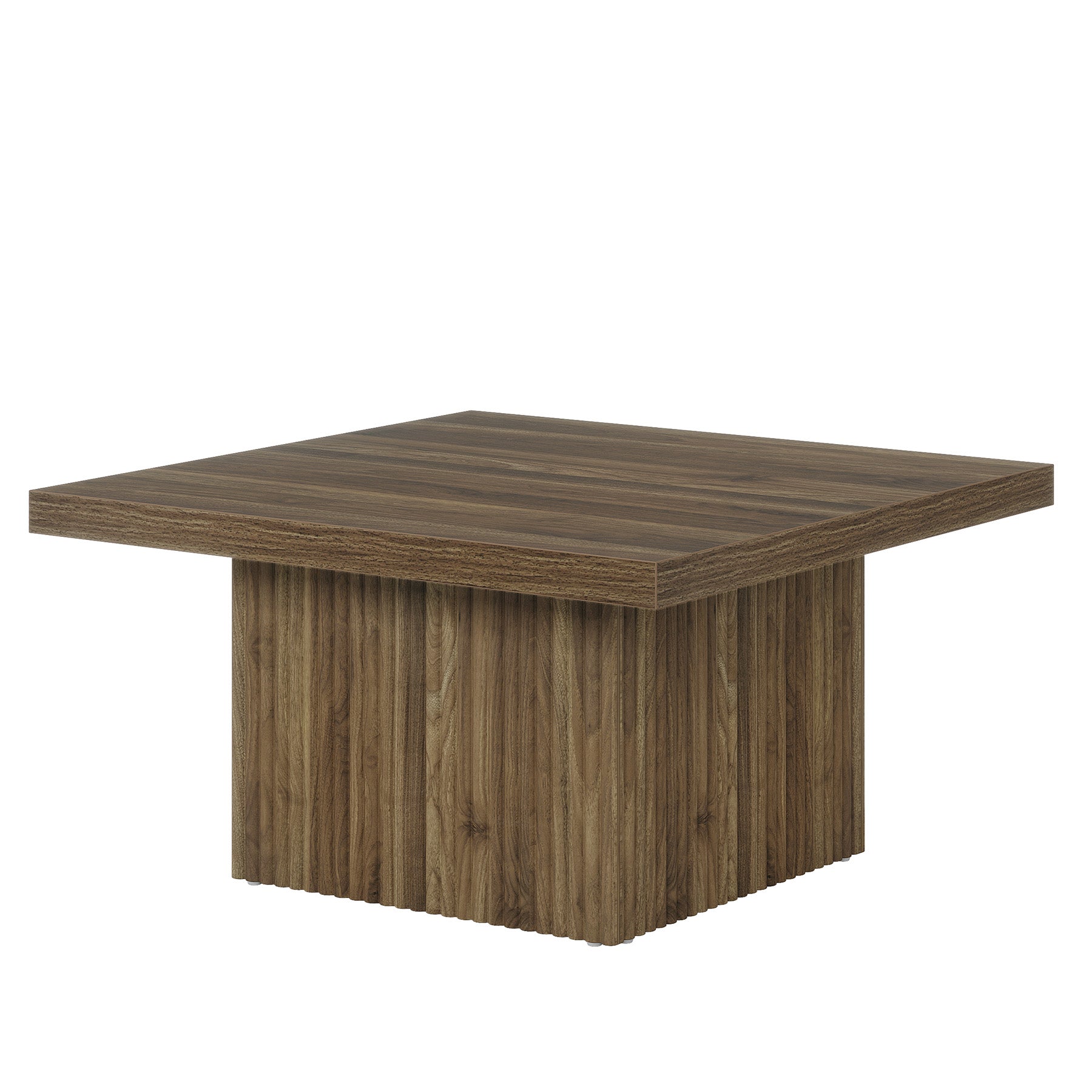 Square Coffee Table, 31.5-Inch Wood Center Table Cocktail Table
