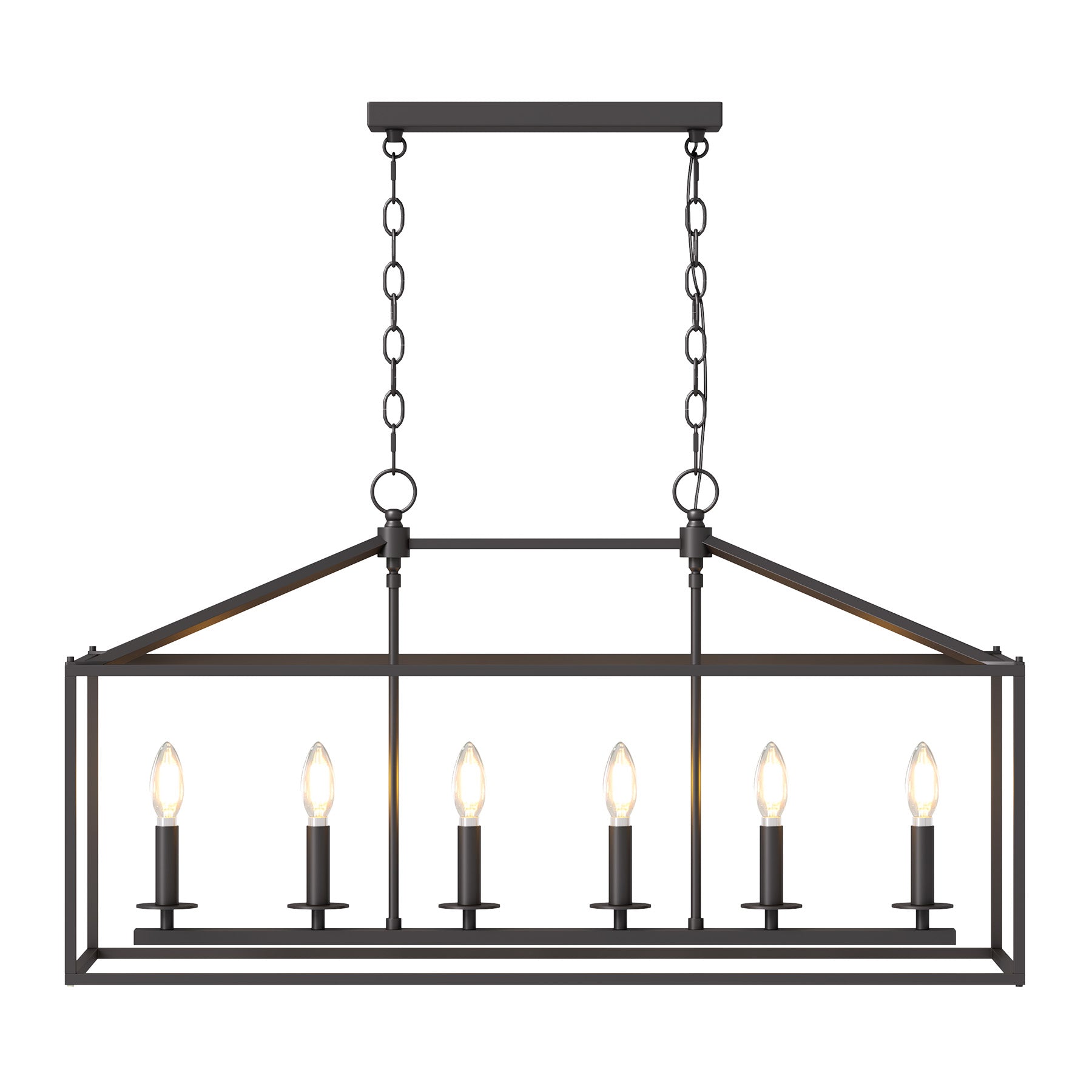 Dining Room Chandelier Light Fixtures, Kitchen 6 - Light Candle Holder Pendant Lighting Tribesigns