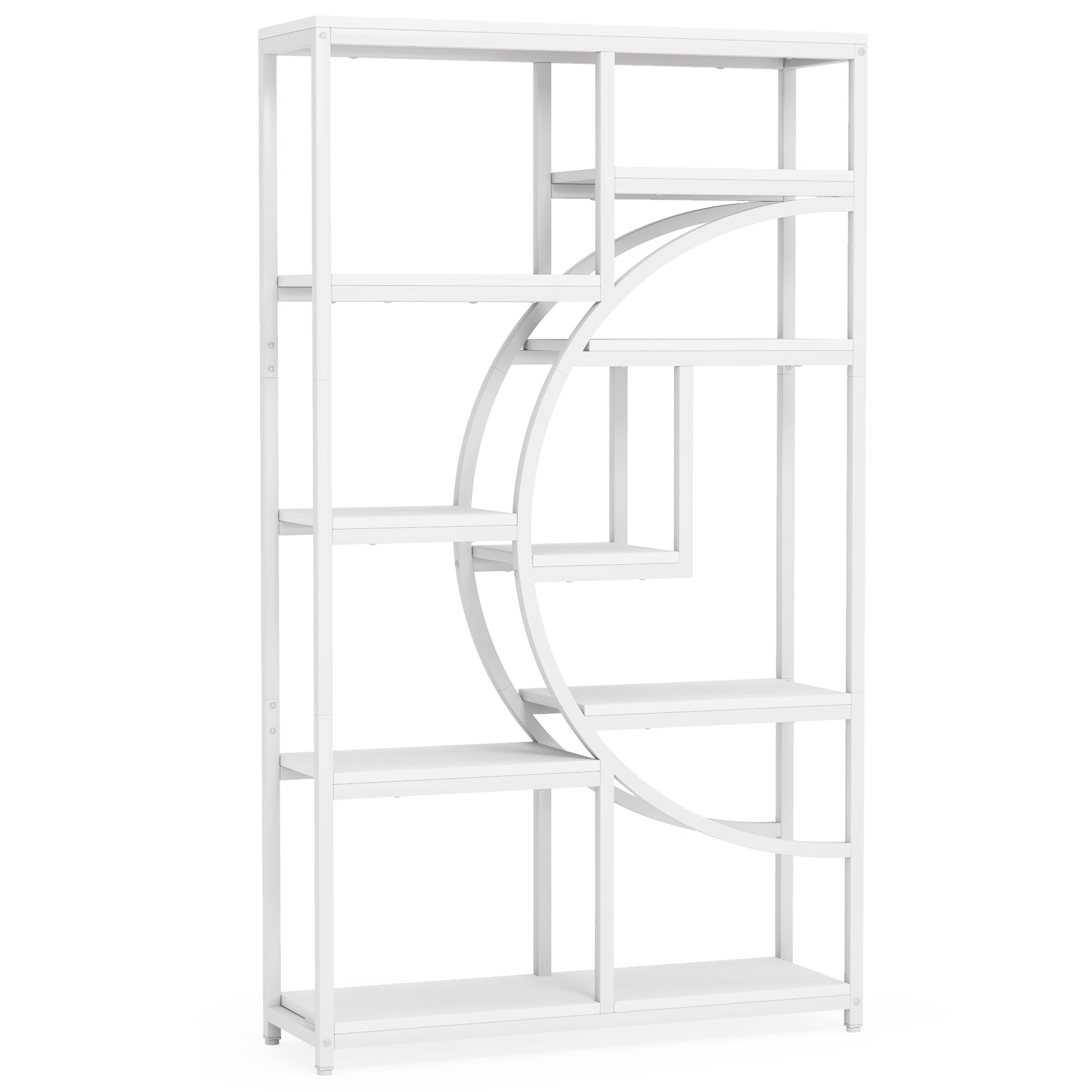Freestanding Bookshelf, 68.9" Etagere Bookcase with 9 Open Shelves Tribesigns