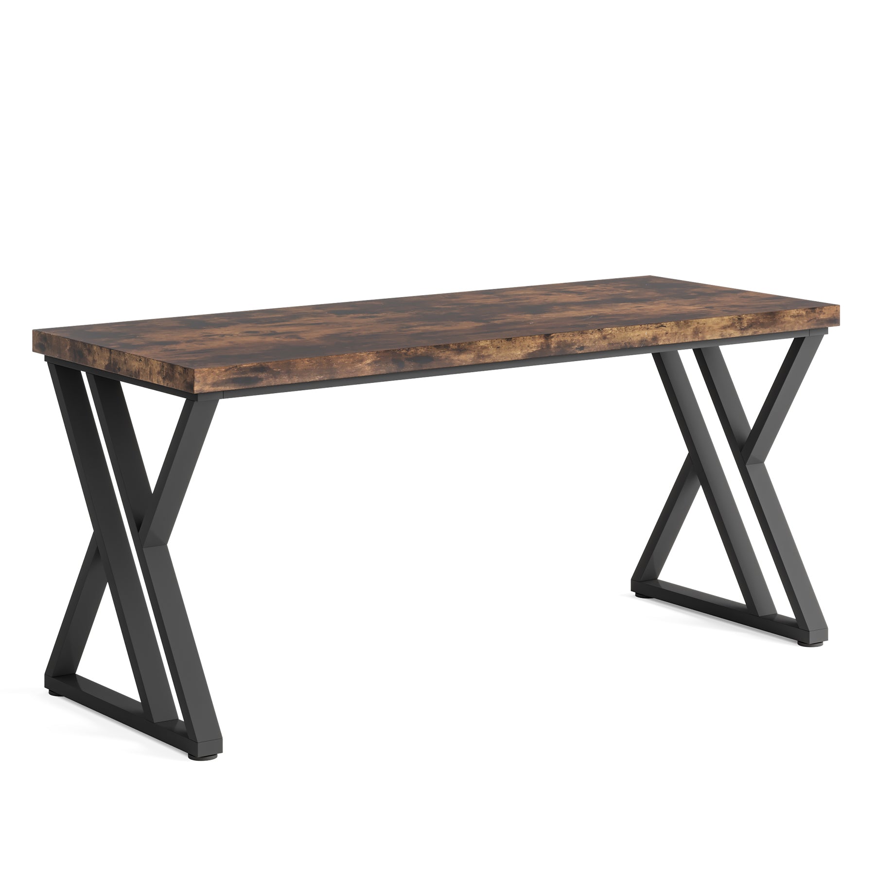 Heavy - Duty Computer Desk, 55" Simple Study Desk Writing Table Tribesigns