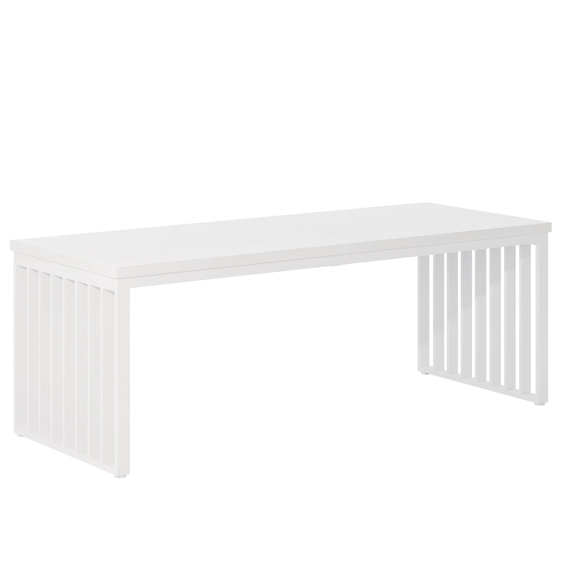 Modern Dining Table, 78.74 inches Sturdy Kitchen Table Tribesigns