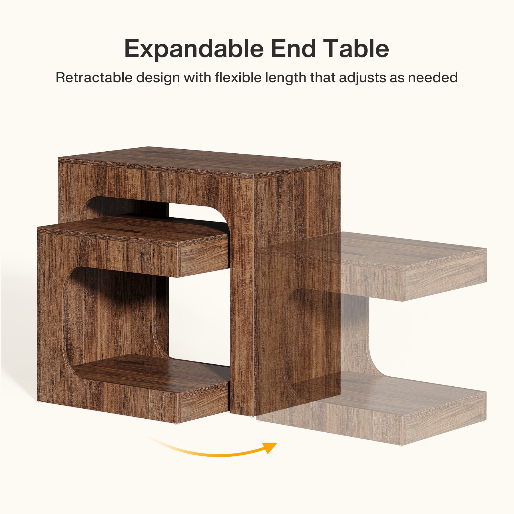 Nesting End Table Set, Small Side Table Night Stand Set Tribesigns