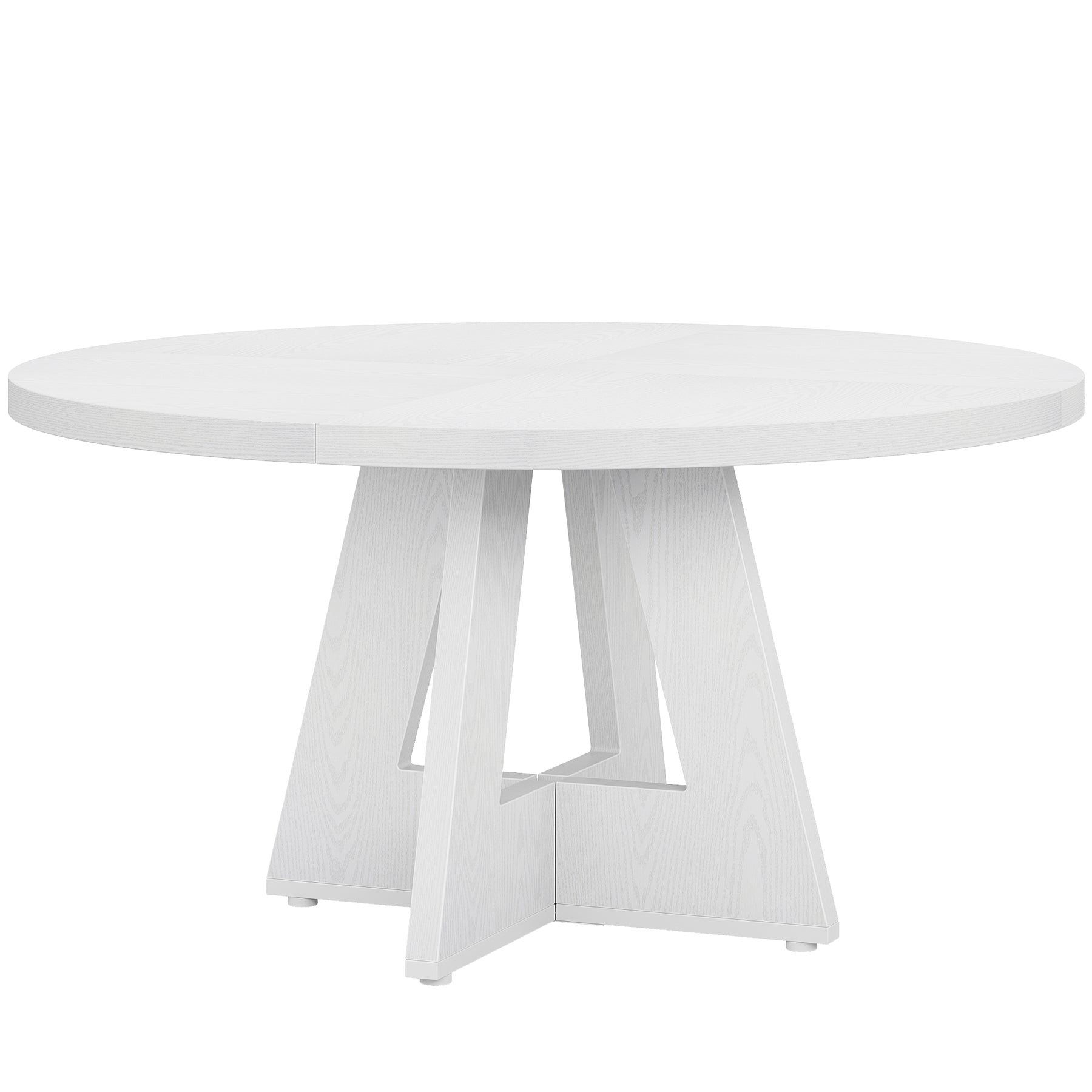 Tribesigns 47 Inch Round Dining Table, Farmhouse Kitchen Table for 4-6