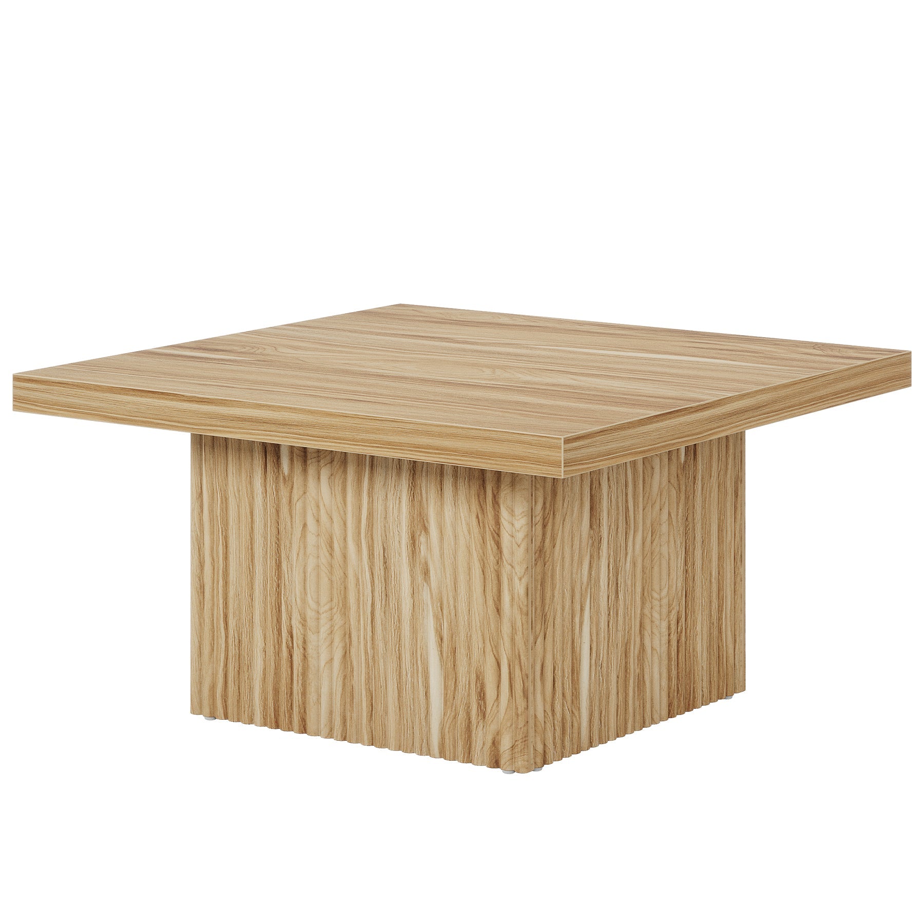 Square Coffee Table, 31.5 - Inch Wood Center Table Cocktail Table Tribesigns
