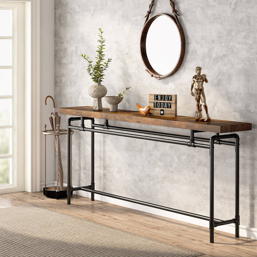 Console Table, 70.9" Narrow Long Entryway Sofa Table Tribesigns