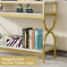 3-Tier Console Table, 55" Sofa Table with Storage Shelves Tribesigns