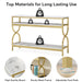 3-Tier Console Table, 55" Sofa Table with Storage Shelves Tribesigns