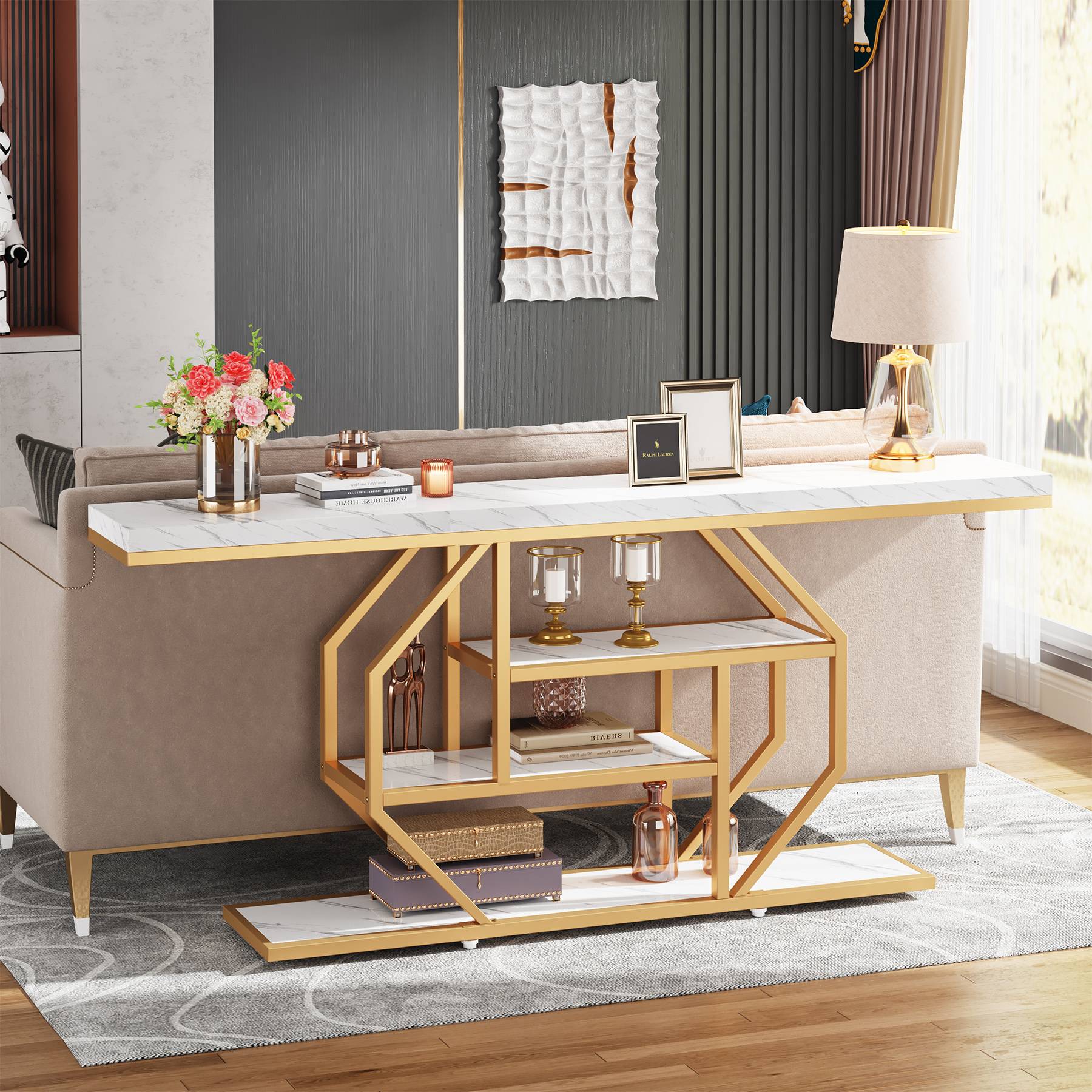 Tribesigns Console Table, 70.9