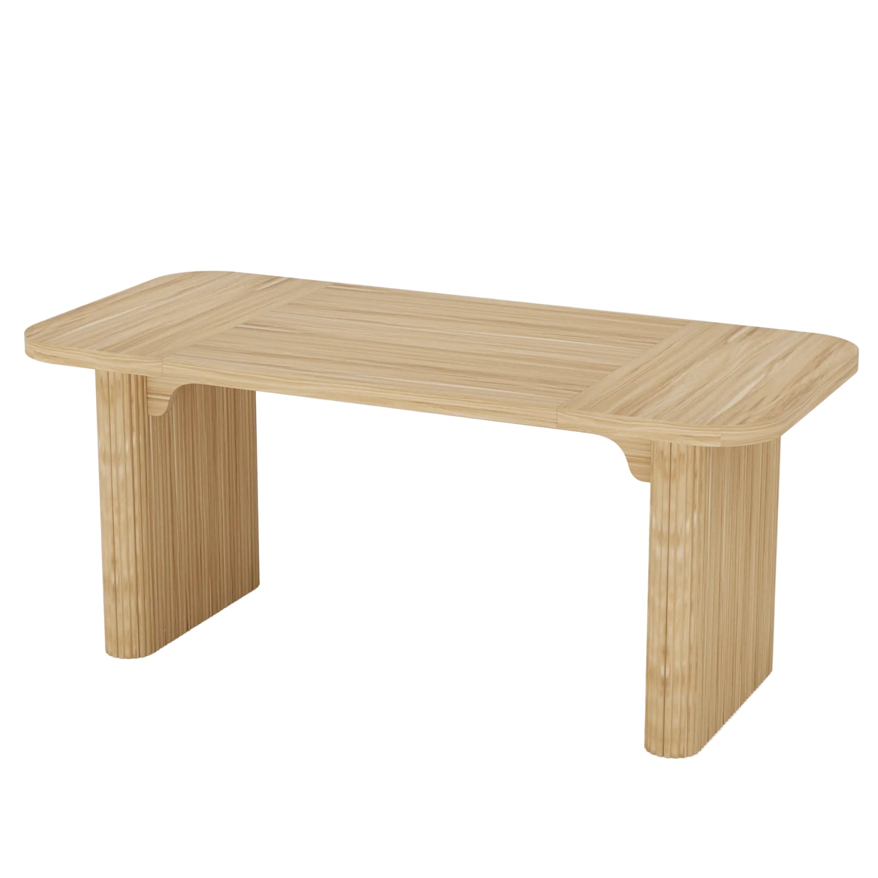 62" Rectangular Dining Table for 4-6, Simple Kitchen Dinner Table Tribesigns