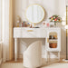 Makeup Vanity, 43" Makeup Dressing Table with Drawer & Cabinet (Mirror & Stool Not Included) Tribesigns