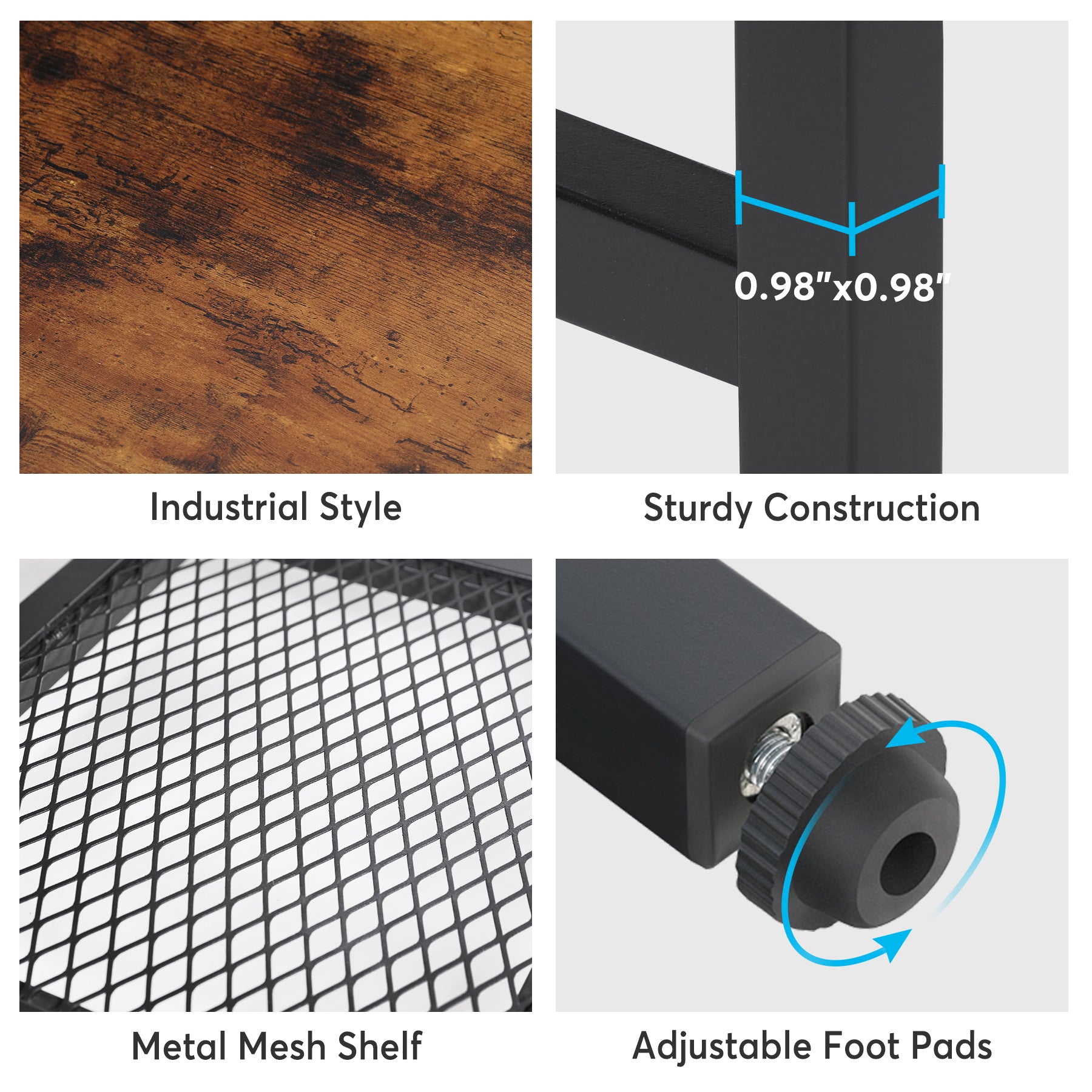 TV Stand, 3-Tier Media Entertainment Center for TV up to 85" Tribesigns