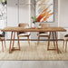 Farmhouse Dining Table for 6 to 8, 70.9" Rectangular Wood Kitchen Table Tribesigns