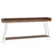 Industrial Console Table, 2-Tier Narrow Sofa Table Behind Couch Tribesigns