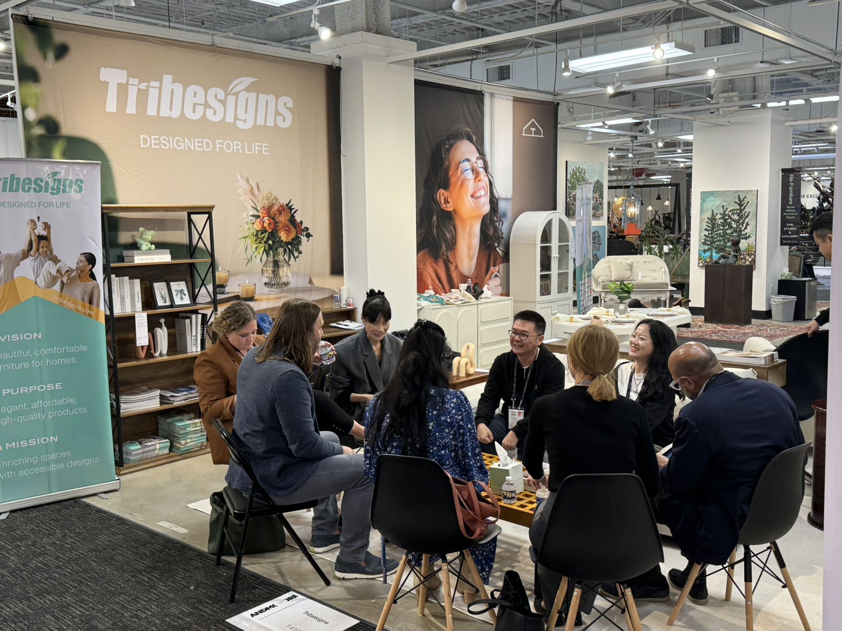 Tribesigns Strengthened Partnership with Wayfair at High Point Market 2024 - Tribesigns