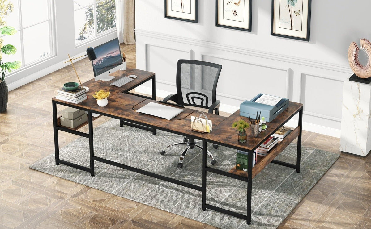 The Best Choice Of Tribesigns Two-person Desks For Your Home Office