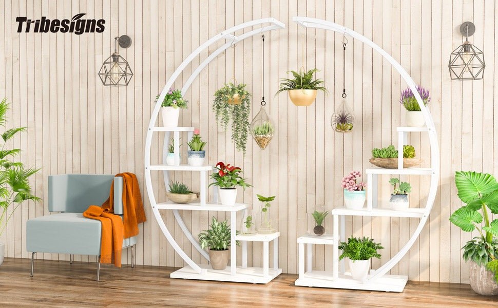 Balcony Multi-layer Trapezoidal Small Potted Plant Wrought Iron