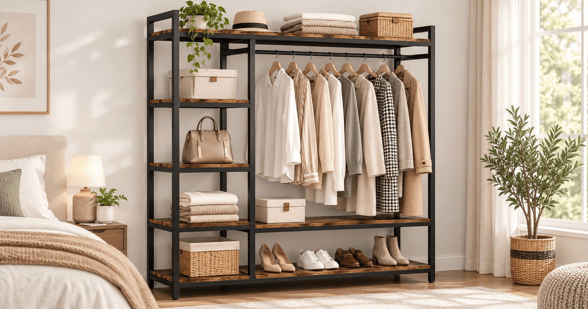 Tribesigns Freestanding Closet Organizer