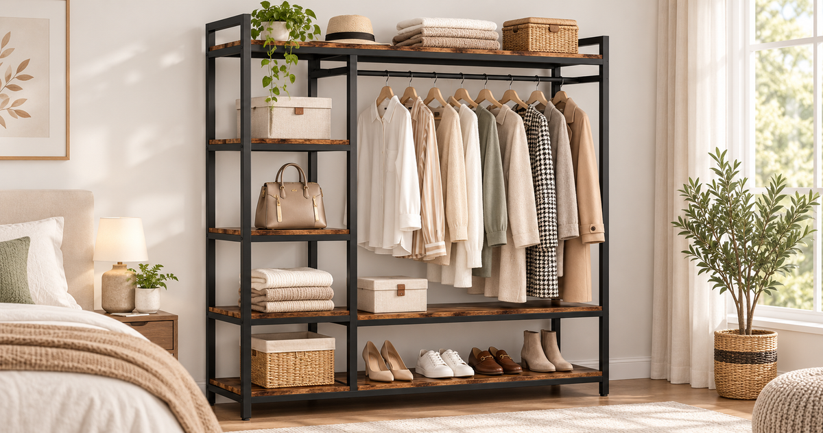 Tribesigns Freestanding Closet Organizer