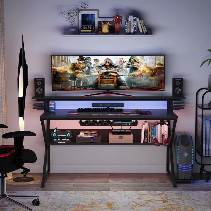 5 Best Affordable Gaming Desks 2022 Latest Updated - Tribesigns