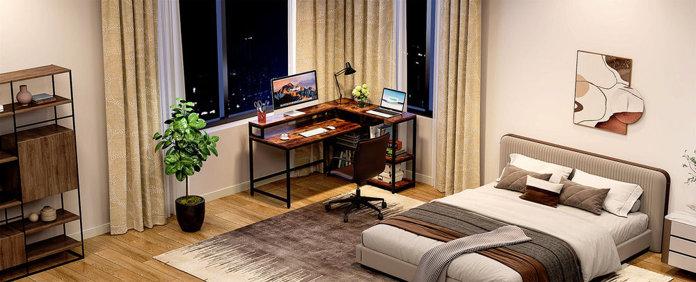 6 Smart Home Office Furniture Solutions for Small Spaces-Tribesigns
