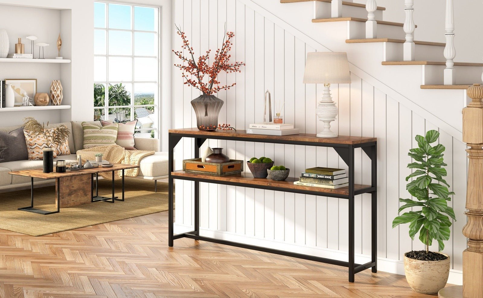 9 Best Sofa Tables For Your Living Room - Tribesigns