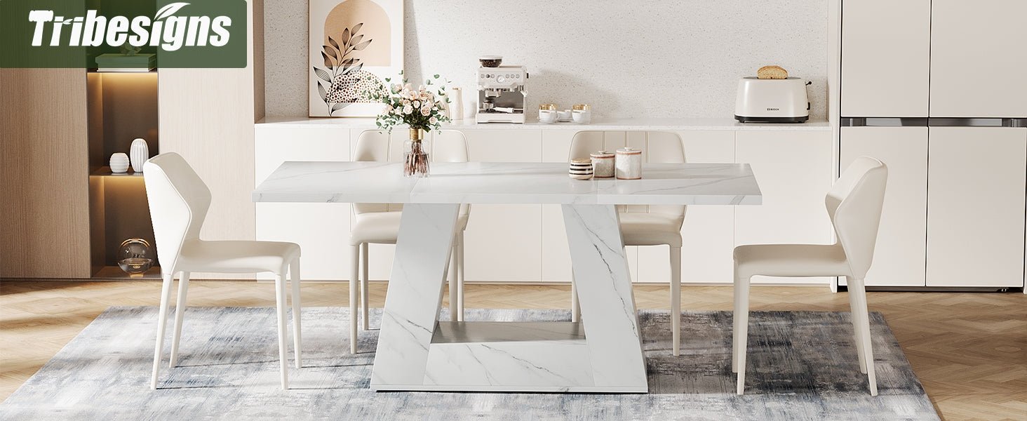 Top Faux Marble Dining Tables from Tribesigns