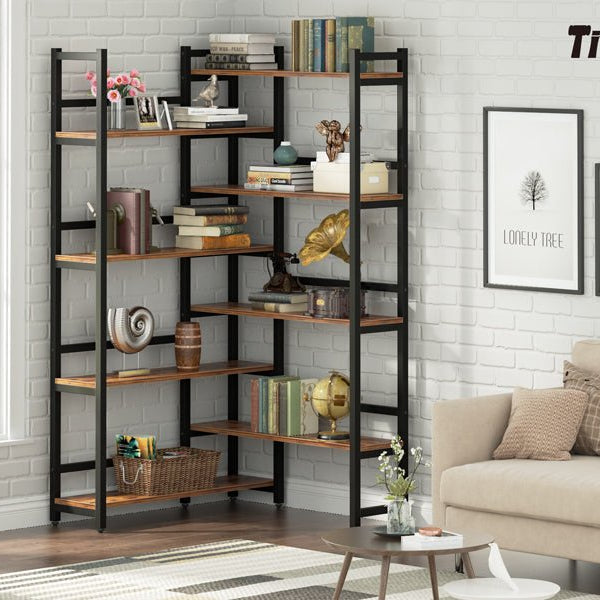 How To Style A Bookcase In Your Home Office - Tribesigns