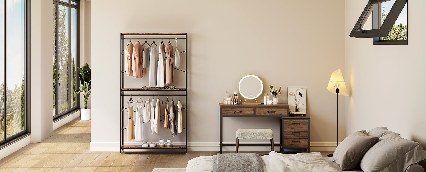 How to Create a Dust-Free Closet with Tribesigns Clothes Racks - Tribesigns