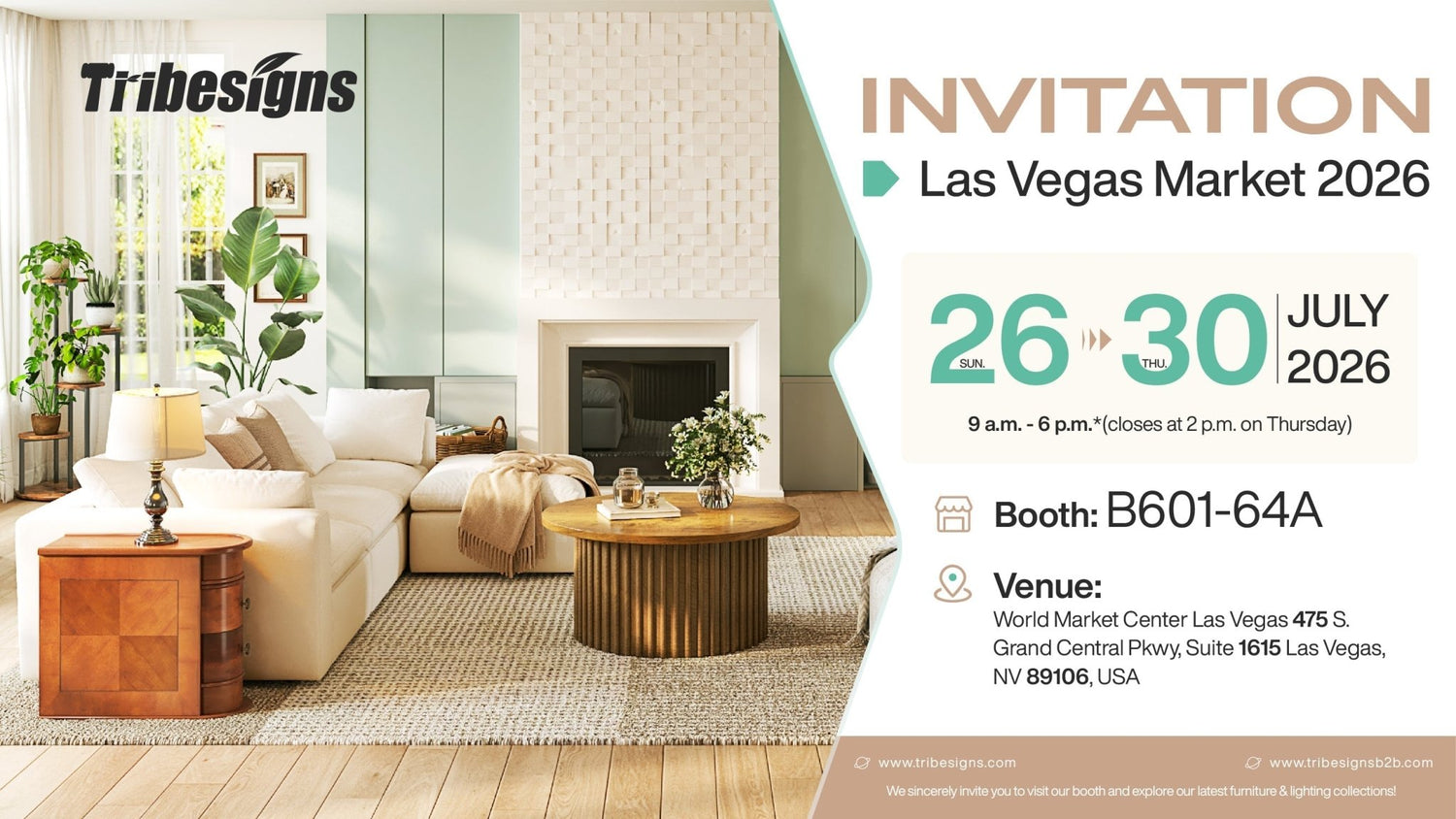 Tribesigns to Exhibit at Las Vegas Market 2026