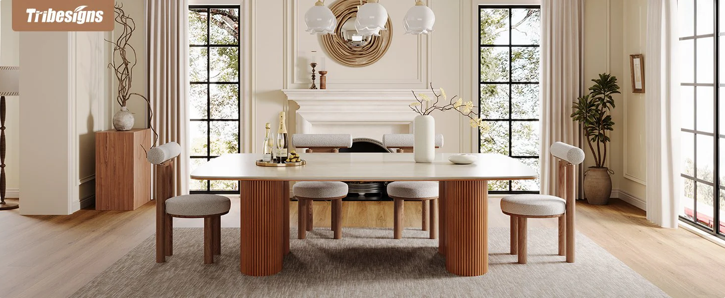 Sintered Stone Dining Table for 8