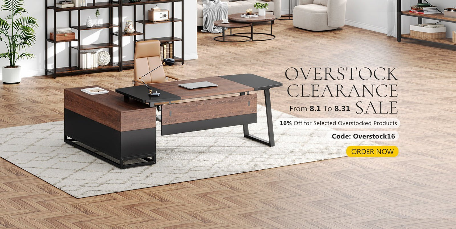 Tribe signs Overstock Furniture Clearance Sale Aug 2023