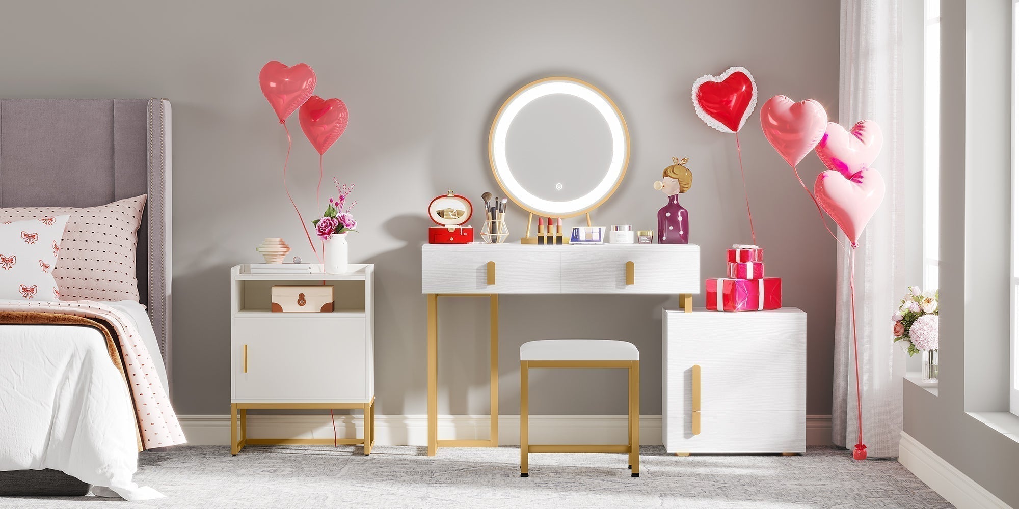 Why a Makeup Vanity Makes the Perfect Women's Day Gift?