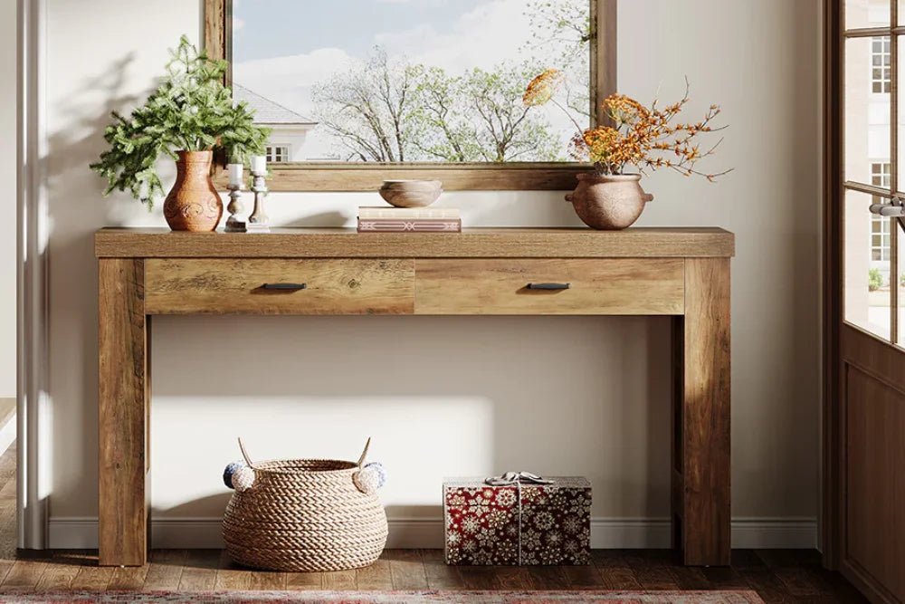 Advantages of Console Tables with Drawers and Shelves