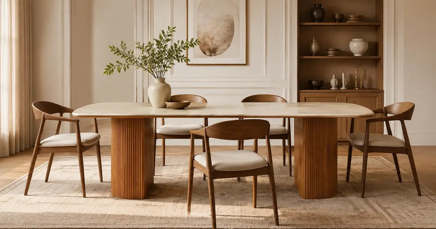 What Chairs Match a Sintered Stone Dining Table?