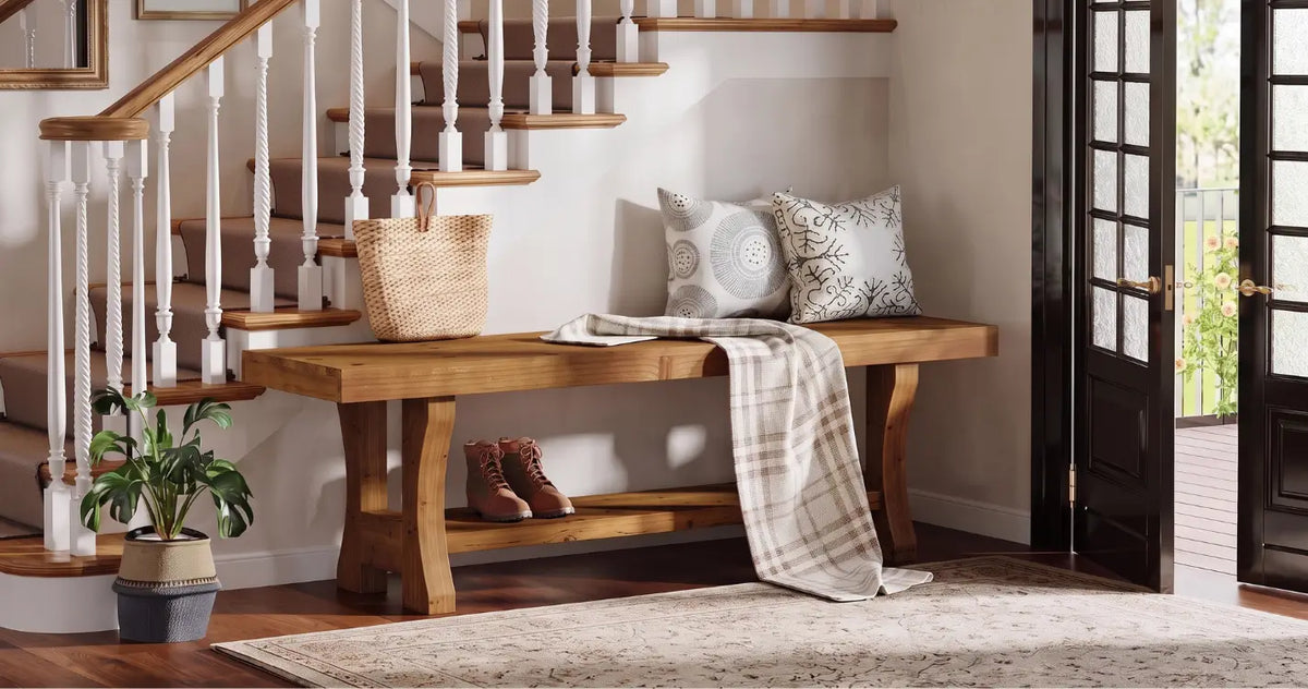 What Size Entryway Bench Fits Your Entryway?
