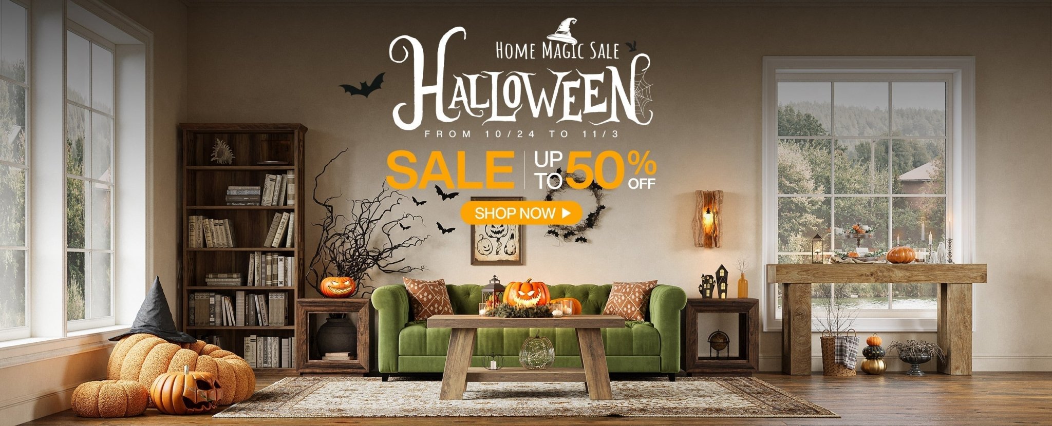 Tribesigns Halloween Home Magic Sale