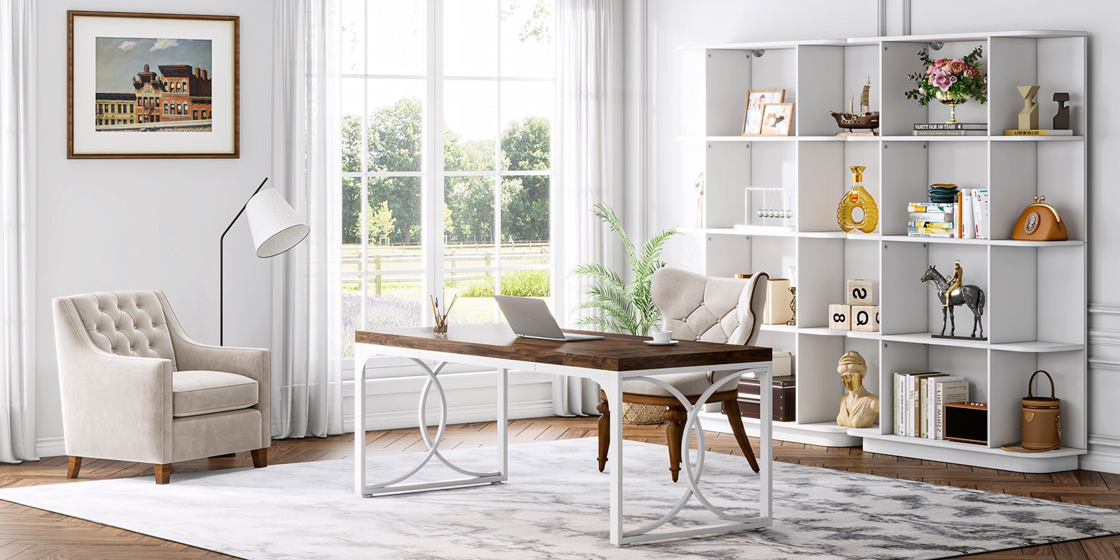 How to Build a Beautiful and Efficient Small Home Office - Tribesigns