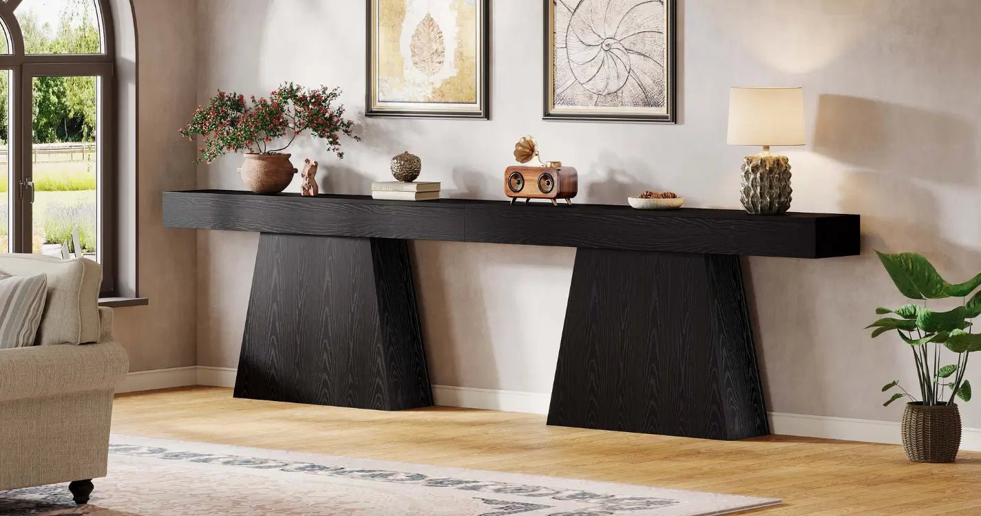 How To Decorate A Console Table Against A Wall