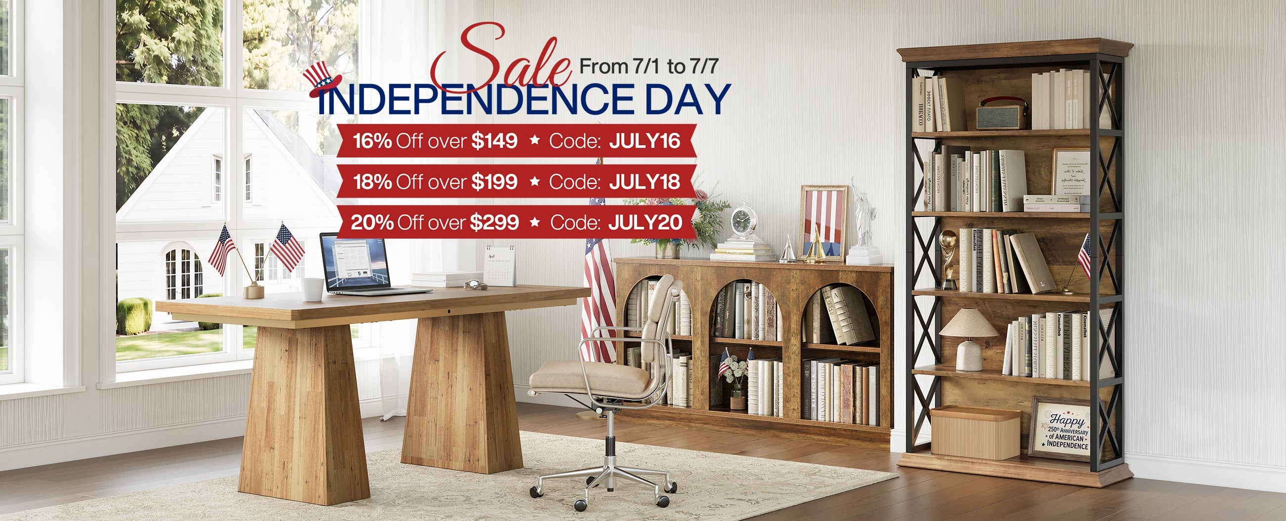 Tribesigns Independence Day Sale: Festive Home Upgrades