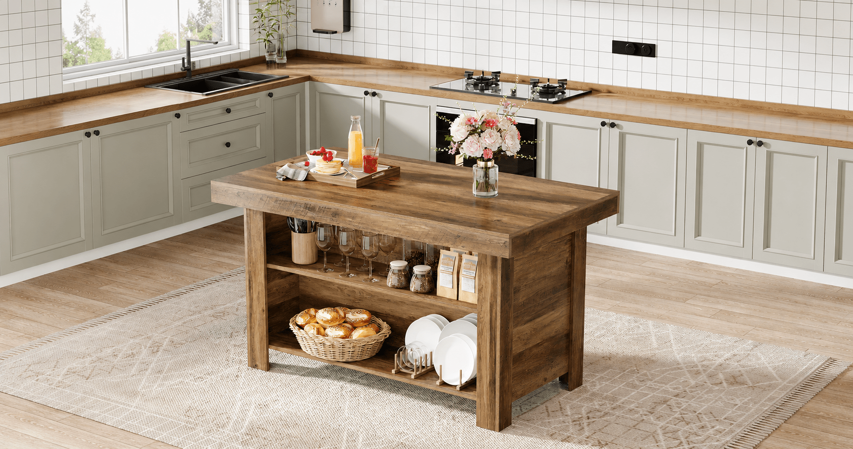 How to choose the Right Kitchen Island for Your Space and Lifestyle