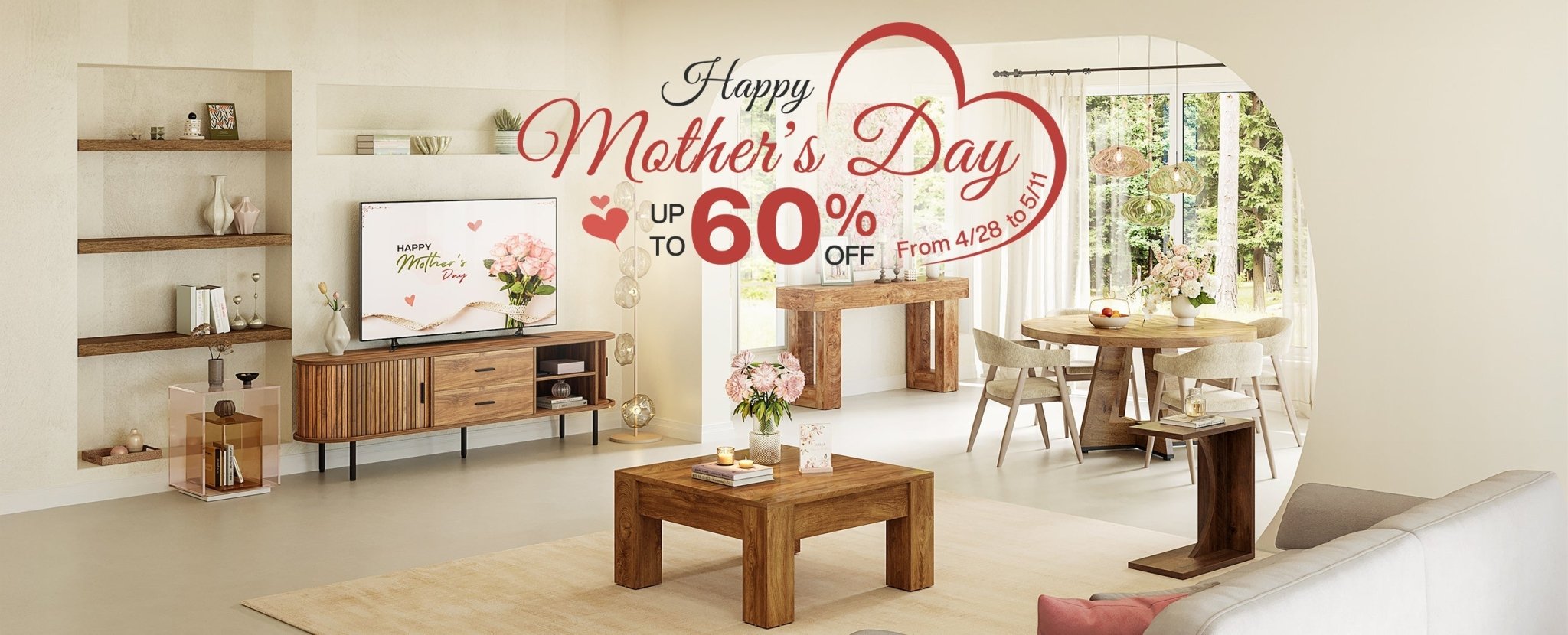 Happy Mother’s Day &nbsp;— Tribesigns April Sale Now Live