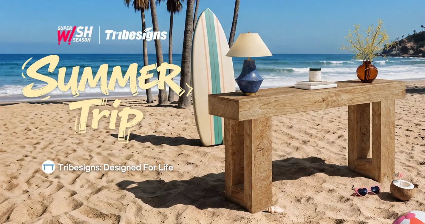 Tribesigns 63-Inch Console Table Featured at One Times Square